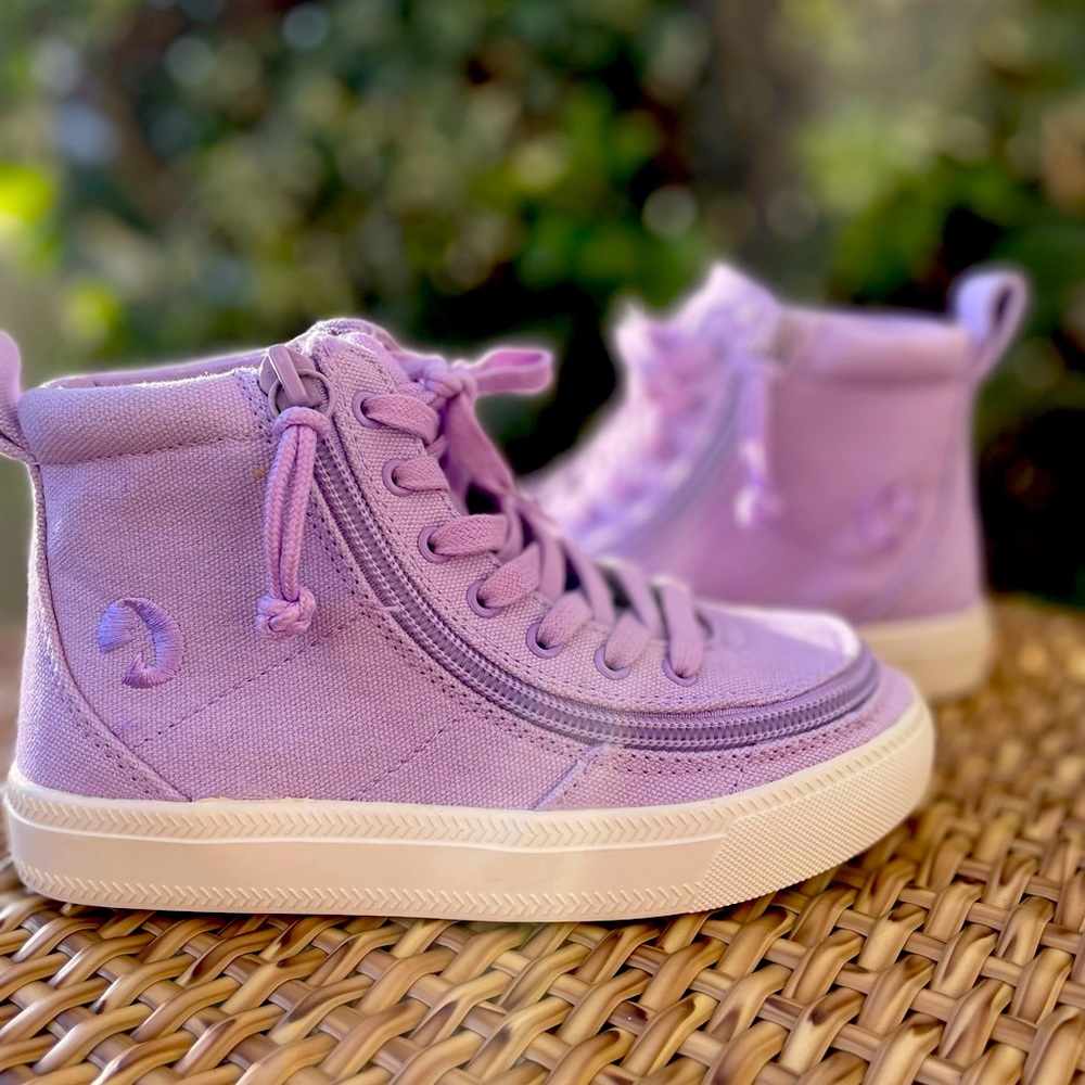 🆕Brand New Purple  Billy Footwear Hi top sneaker, Size 12